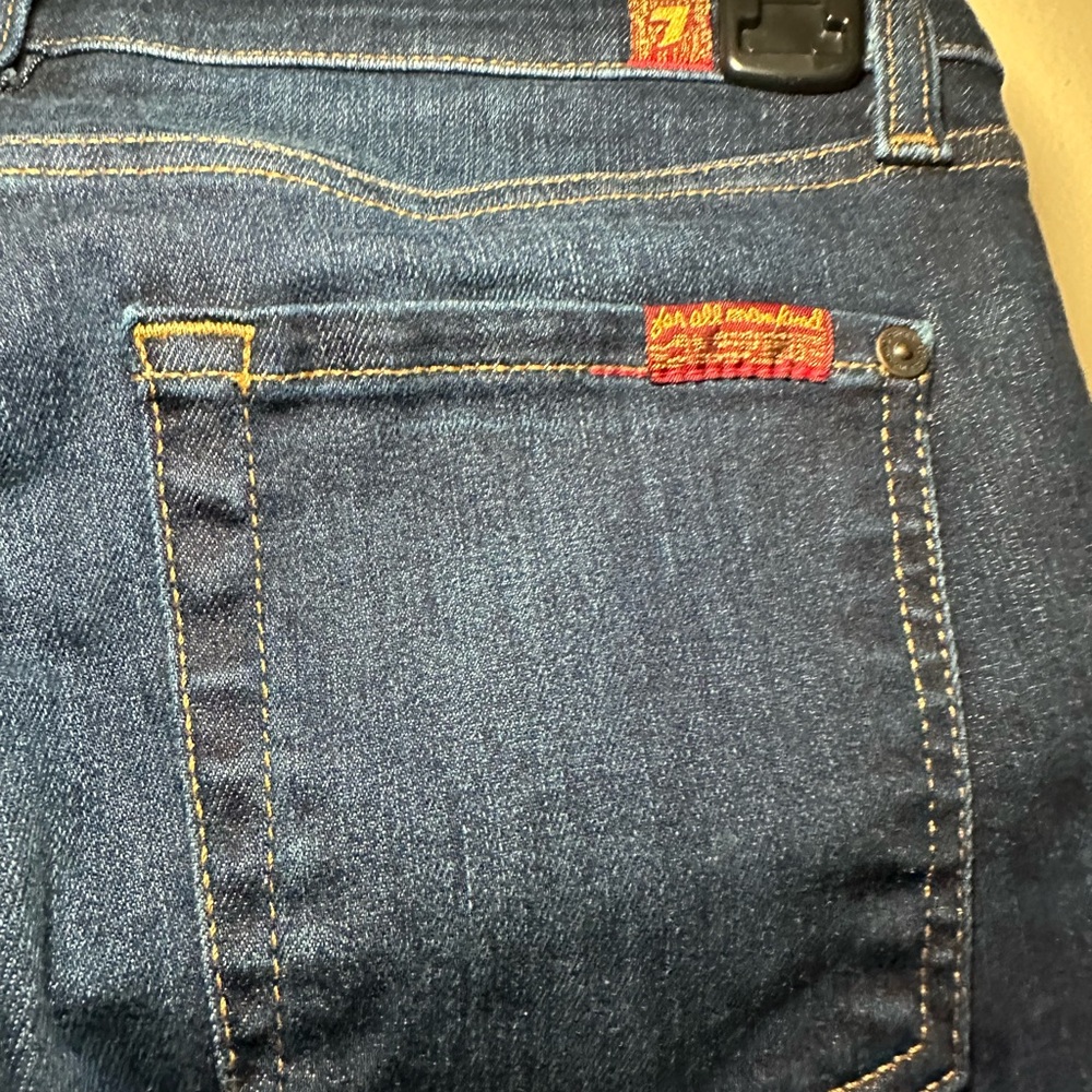 7 For All Mankind Women’s Dark Blue Jeans